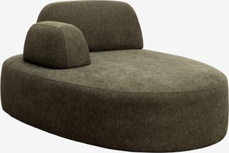 Sklum M&oacute;dulo Chaise Longue Izquierdo Con Reposabrazos Para Sof&aacute; Modular Tapizado Giorgia Sklum