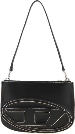 Diesel Black Leather 1dr Shoulder Bag