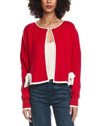 Fate Fate Contrast Open Cardigan