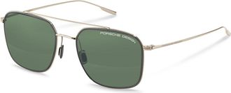 Porsche Design P8940 C Mens Sunglasses Gold Size 55