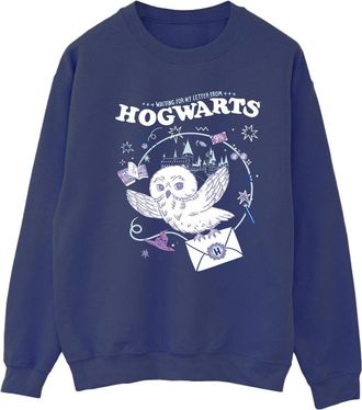 Harry Potter Dames/Dames Uil Brief Van Zweinstein Sweatshirt (Marineblauw)