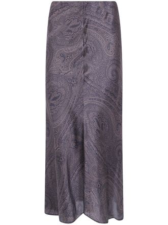 Etro Long Skirt Black