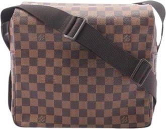 Louis Vuitton Pre-owned Canvas Crossbody Bag - unisex - Vintage Schoudertas - Bruin - ONE Size - Leer - Vintage