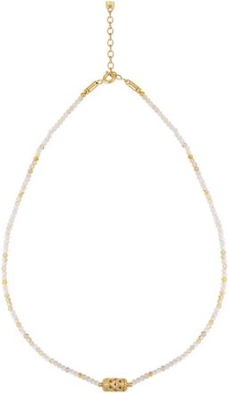 Doroth&eacute;e Sausset Rakhi MIA Stenen Ketting - Dames - Kettingen - Geel - ONE Size - Accessoires