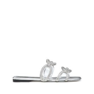 Valentino Garavani Chain 1967 Crystal-Embellished Sandals