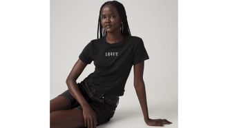 Levi's Graphic Essential Sporty Tee - Womens - 2XS - Black
