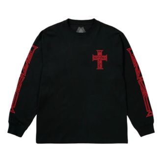 Palace Y So Cross Long-Sleeve T-Shirt Black P30LS003