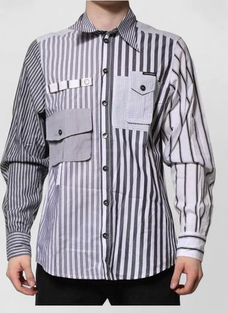 Dolce & Gabbana striped long-sleeve shirt