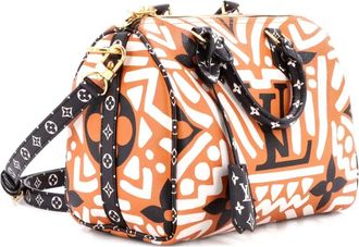 Louis Vuitton Borsa a tracolla Speedy Bandouliere Bag Limited Edition Crafty Monogram Giant 25 - Arancione