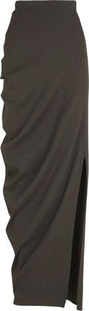 Cortana Arne Skirt - Dames - Maxi Rokken - Zwart - M - Linnen - Rokken