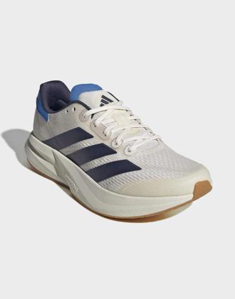 adidas Duramo Speed 2 - Scarpe da corsa bianche e blu-Bianco