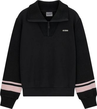 Guess Sudadera con media cremallera Fabrizia - Sweatshirts & Hoodies - Mujer - Negro - XS