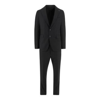 Tagliatore Heren, Pakken, Zwart, Maat: 2XL