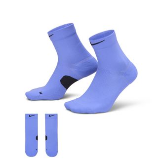 Nike Unisex Running Midweight Micro Crew Socks (1 Pair) in Blue | HV6935-570