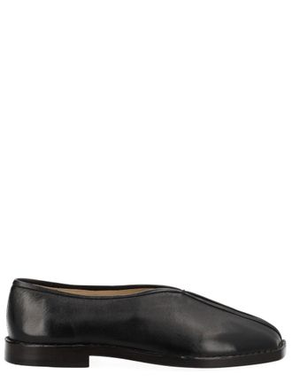 Christophe Lemaire Flat Piped Lamb Leather Slippers