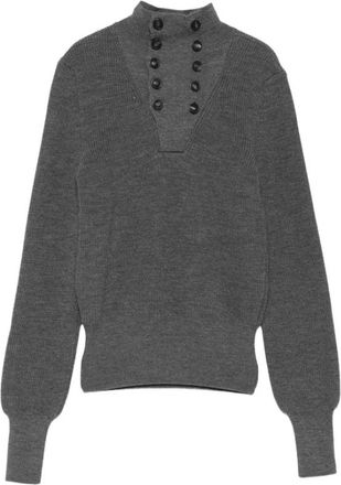 Paloma Wool Paloma Wool - Milon Turtleneck Trui - Dames - Truien - Grijs - Maat: M Wol