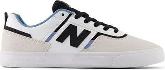 New Balance Uomo NB Numeric Jamie Foy 306 in Grigio/Bianca, Pelle Scamosciata/Rete, Taglia 40.5