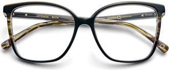 Etnia Barcelona Artemisa Oversized Square Cat-Eye Eyeglasses with Tortoiseshell Temples