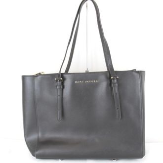 Marc Jacobs Black Leather Tote Bag (Pre-Owned)