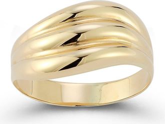 Ember Fine Jewelry Wave Ring in Gold at Nordstrom Rack, Size 6