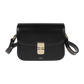 A.P.C. Cross Body Bags, female, Black, Size: ONE SIZE Grace Small Bag