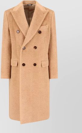 Dolce & Gabbana lapel detail belt flap pockets jacket