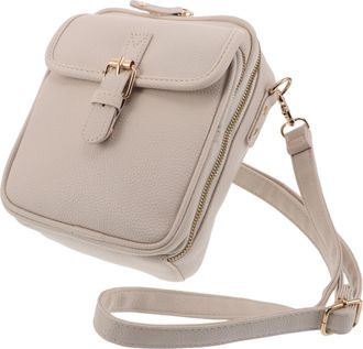 Frcolor FOMIYES Adjustable White Crossbody Phone Purse with Multi-compartment Storage for Travel and Outdoor Activities Versatile Cell Phone Shoulder Bag for 