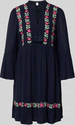 Vero Moda Tunikakleid mit Stitchings Modell CHELLA in Marine, Gr&ouml;&szlig;e 34
