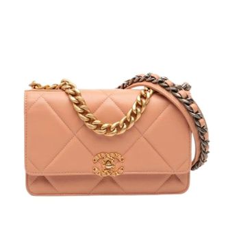 Chanel Pre-owned Satchel - Dames - Pre-owned - Roze - Maat: ONE Size Leer