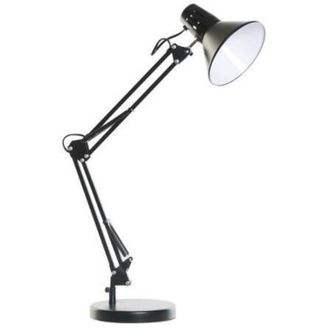 DKD Home Decor Desk Lamp - Metal - Black - 22 x 39 x 69 cm - 220 V - 50 W