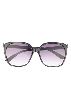 BP. Oversize Gradient Cat Eye Sunglasses in Black at Nordstrom