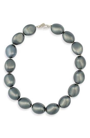 Kenneth Jay Lane Grey Faux Pearl Collar Necklace at Nordstrom Rack