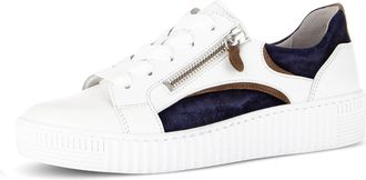 Gabor Womens Low-Top Trainers, Womens Low Shoes, White 20, 5.5 UK