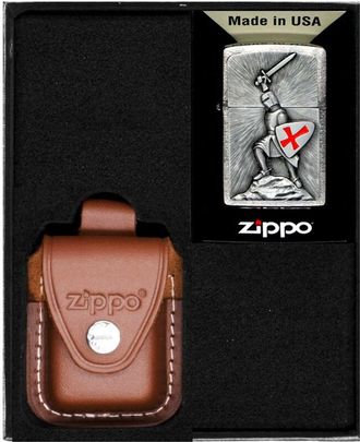 OEM Encendedor Zippo Crusade Victory Set De Regalo N.&deg; 2