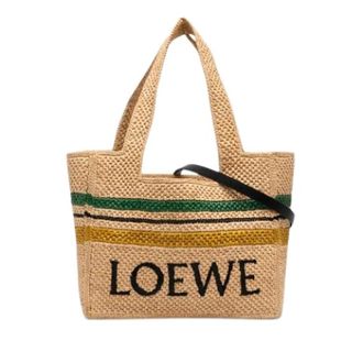 Loewe Pre-owned Satchel - Dames - Vintage Shopper - Beige - ONE Size - Leer - Vintage