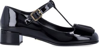 Prada Black Leather Pumps