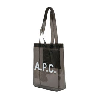 A.P.C. Womens Lou Tote Black Synthetic