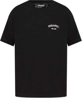 Dsquared2 Logo T-Shirt - Heren - T-shirts - Zwart - XS - Katoen - Tops