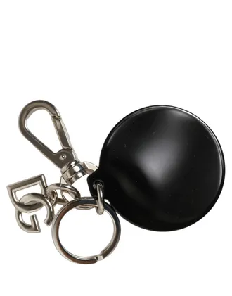 Dolce & Gabbana Black Kaisen Nobara Kugisaki Charm Metal Keychain Keyring Polyester Zamak Steel Brass