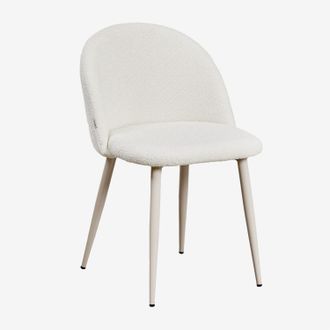 Sklum Pack De 2 Sillas De Comedor Tapizadas Y En Acero Kana Sklum