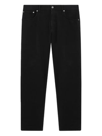 Dondup button-up trousers - men - Cotton/Elastane - 33 - Black