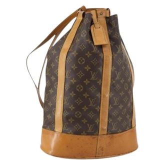 Louis Vuitton Pre-owned Backpacks, female, Brown, Size: ONE SIZE Pre-owned Canvas Backpack