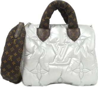Louis Vuitton Metallic Metallic Silver Boston Bag (Pre-Owned)