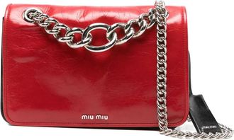 Miu Miu Borsa a spalla Club - Rosso