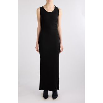 Balenciaga Rib Tank Maxi Dress in 1000 Black at Nordstrom Rack, Size 12 Us / 42 Fr