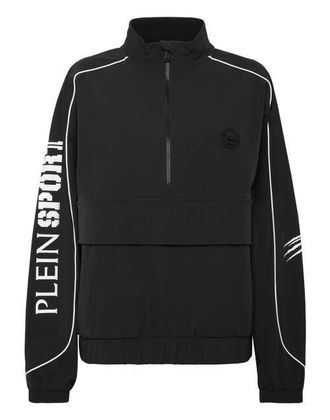 Plein Sport Nylon Piping Anorak Ls Scratch Women in Black at Nordstrom, Size Xx-Large Eu