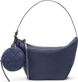 MZ Wallace Small Waverly Shoulder Bag in Navy at Nordstrom