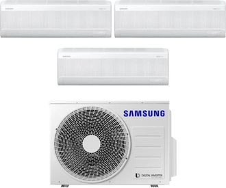 Samsung Aire Acondicionado Trial Split Inverter Samsung Serie Windfree Elite 9+12+12 Con Aj068txj3kg/eu R-32 Wi-fi Integrado 9000+12000