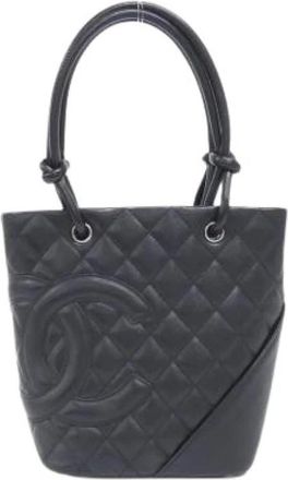 Chanel Bolso bombonera de cuero Pre-owned - Pre-owned - Mujer - Negro - ONE SIZE