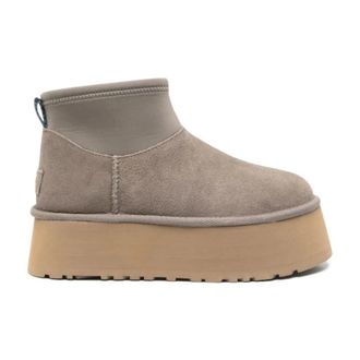 UGG Classic Mini Dipper Laarzen - Dames - Schoenen - Grijs - Maat: 41 EU Wol